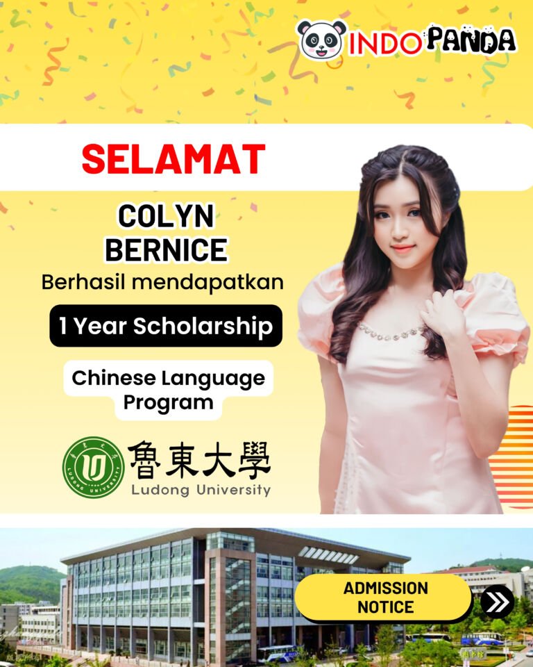 Study in China_congrats post Colyn Bernice_Ludong University